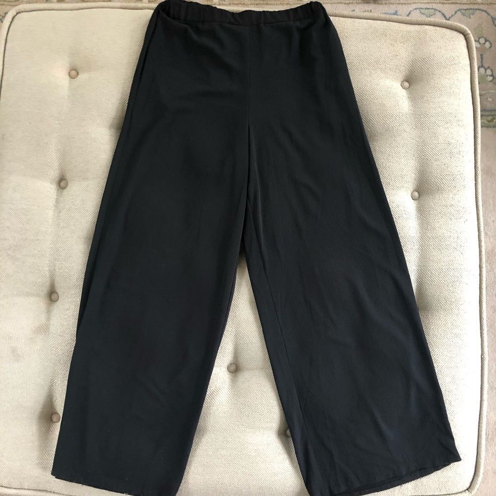 Wayf Wide Leg Pull On Pants Pockets M